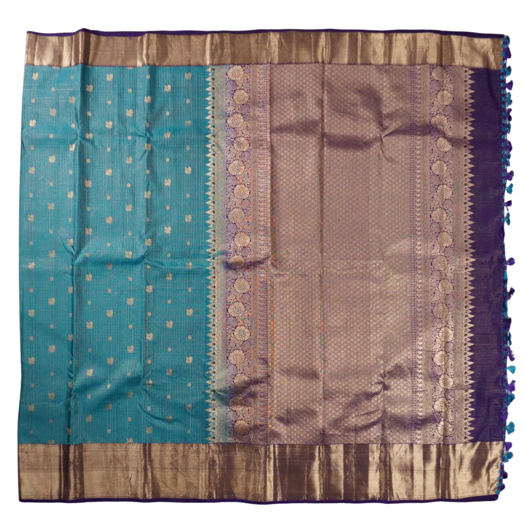 Kavitha - Blue and Purple