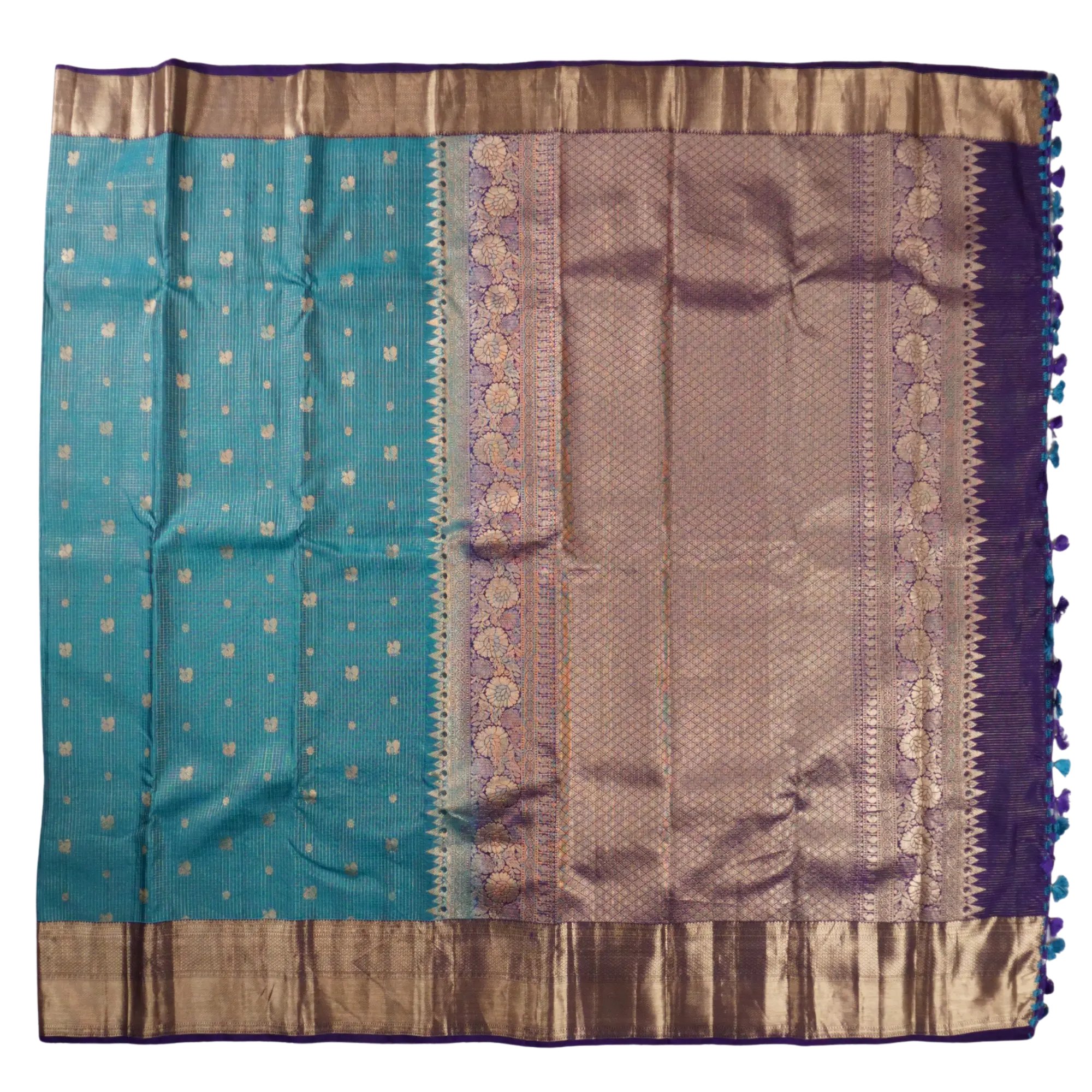 Kavitha - Blue and Purple