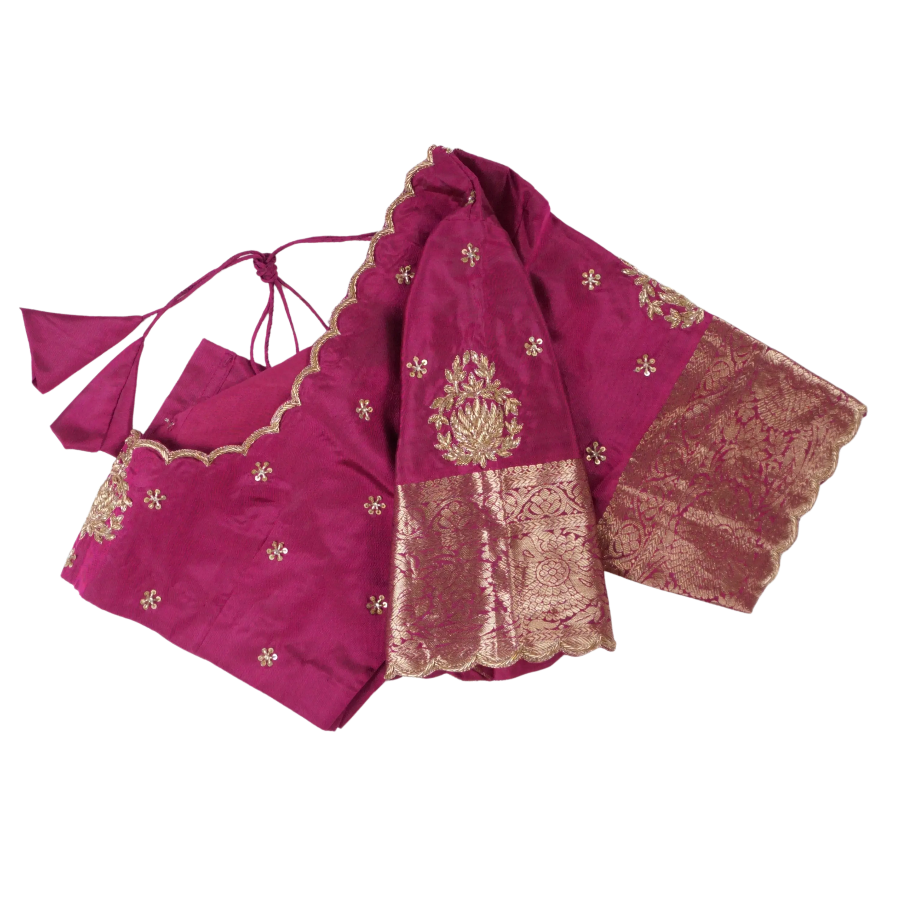 Kavitha - Navy and Magenta