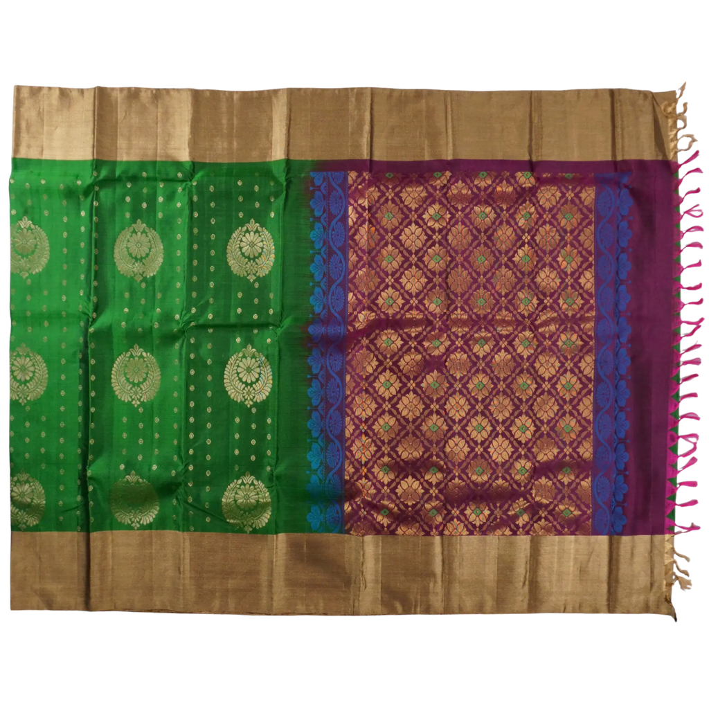 Shuddha - Green and Purple