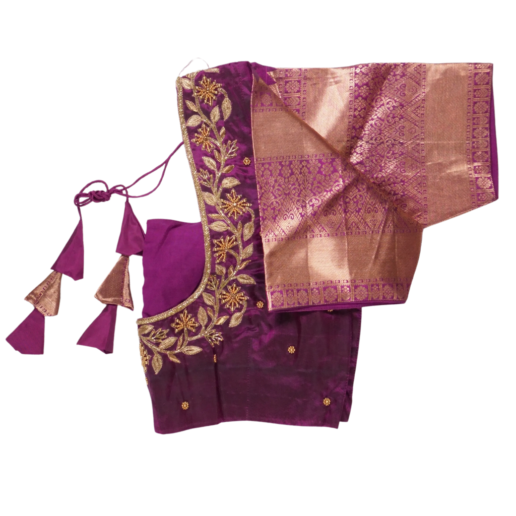 Vasanti - Olive and Magenta