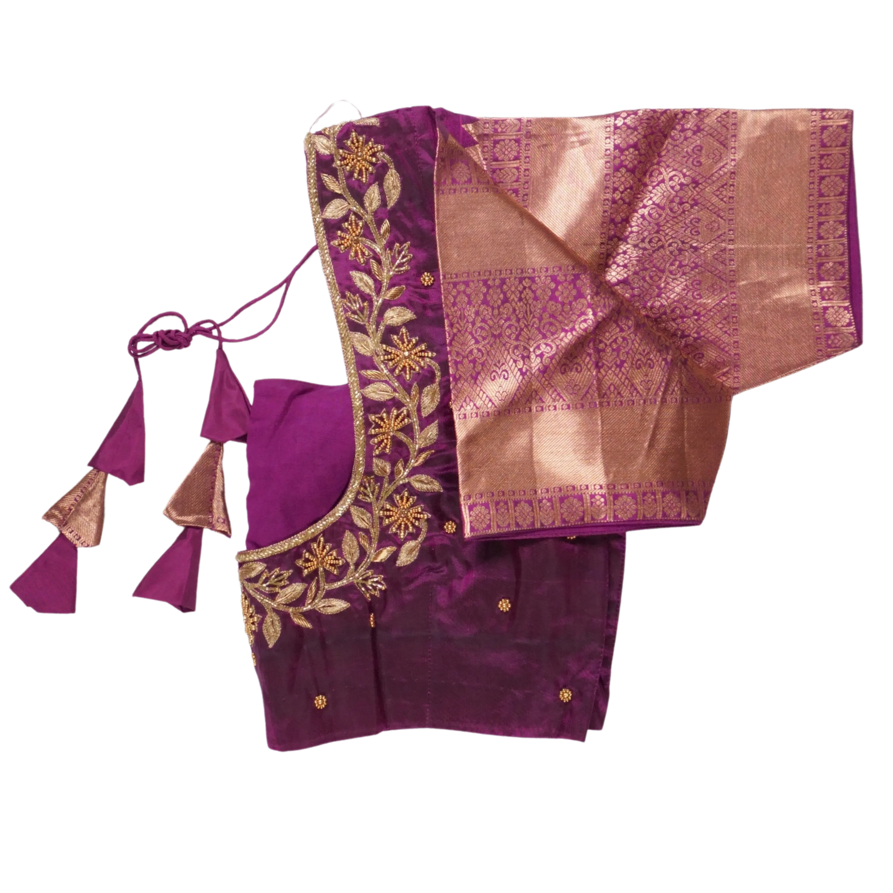 Vasanti - Olive and Magenta