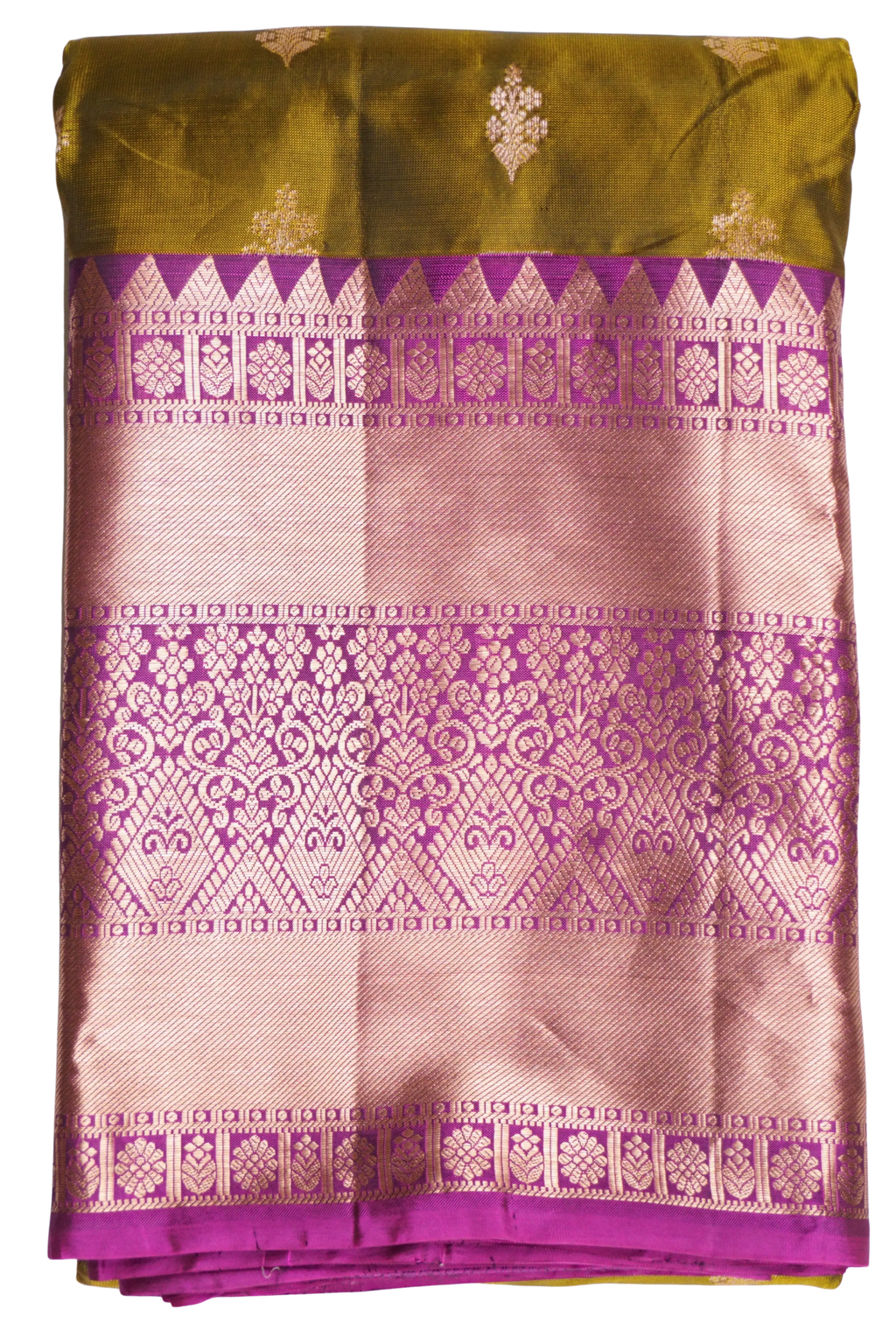 Vasanti - Olive and Magenta