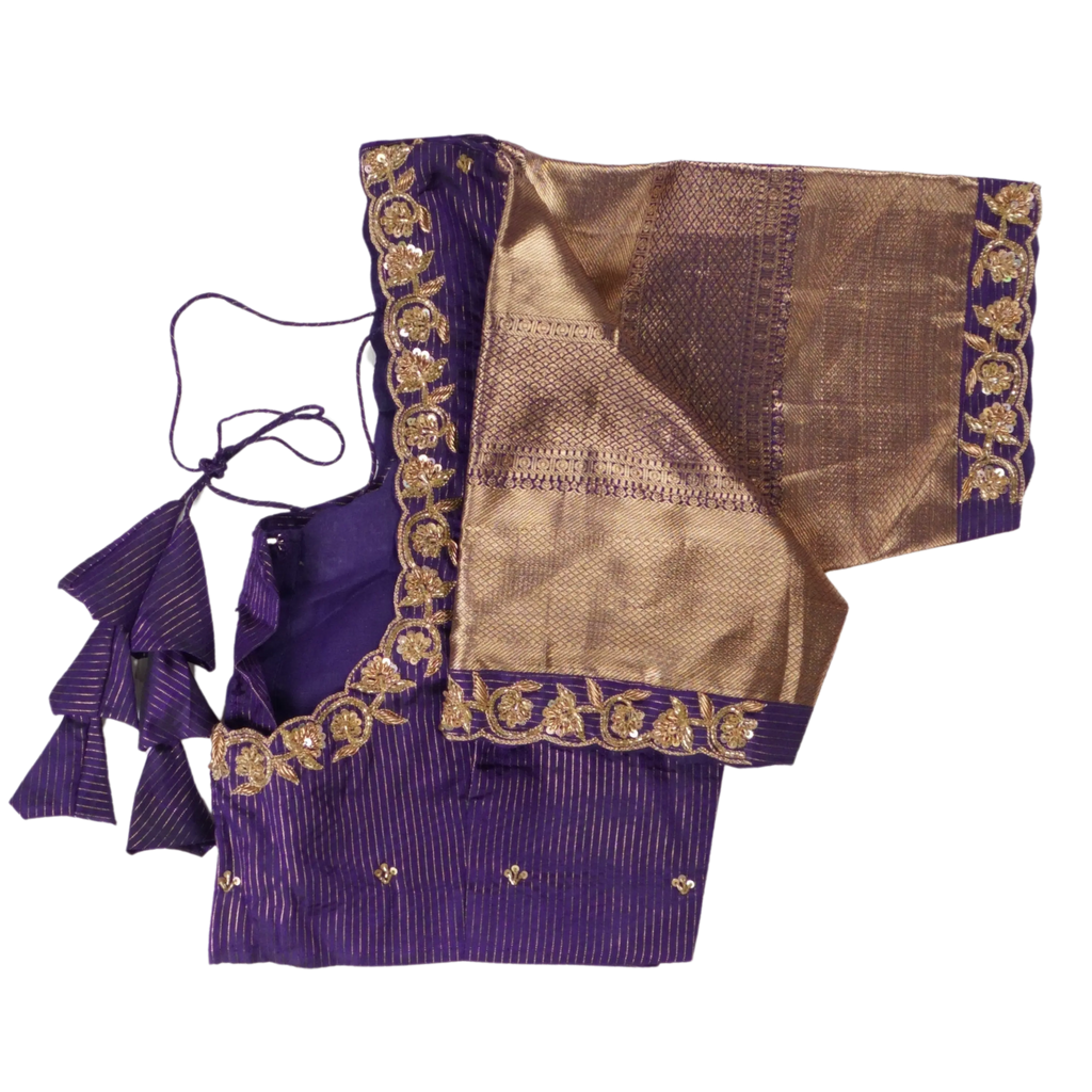 Kavitha - Blue and Purple