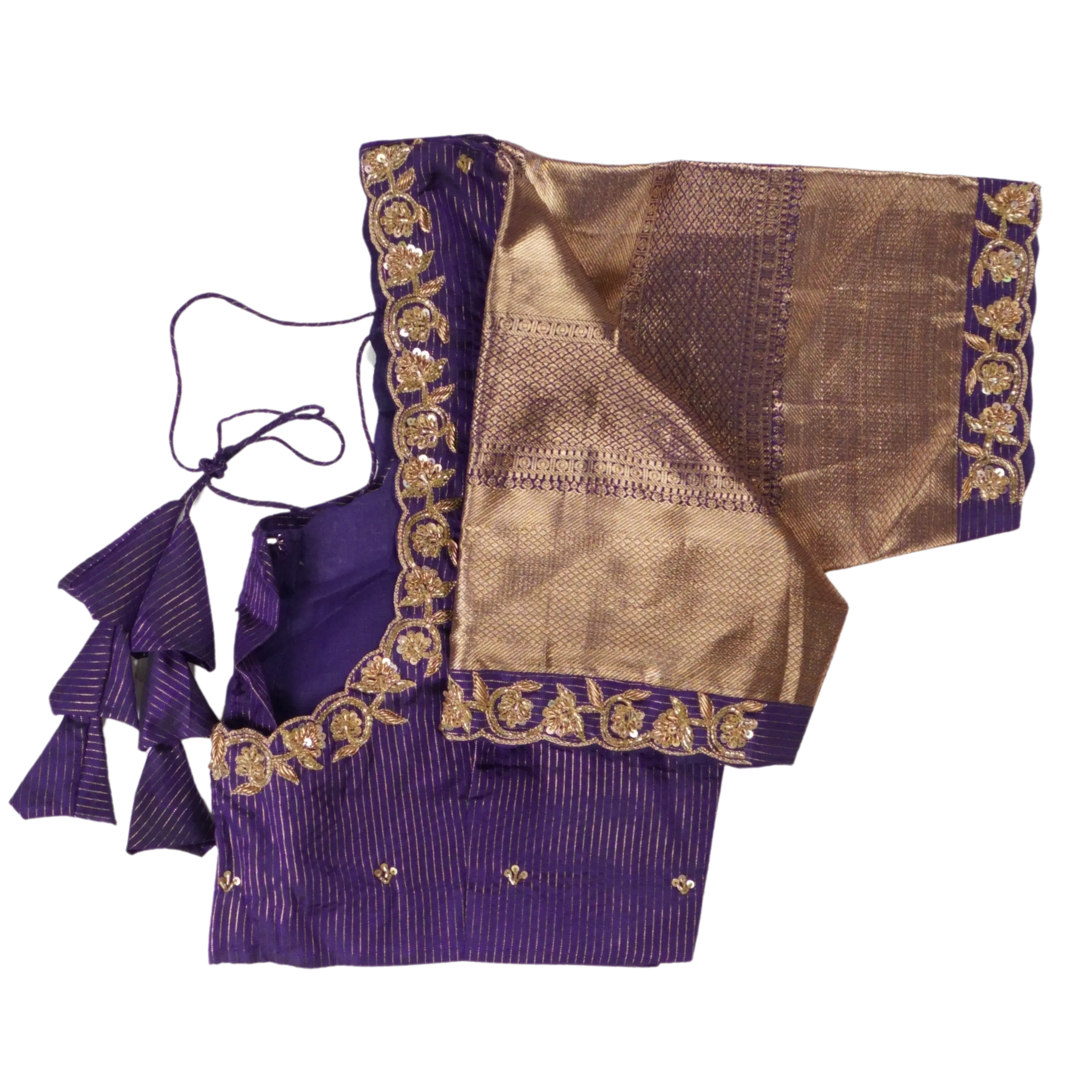 Kavitha - Blue and Purple