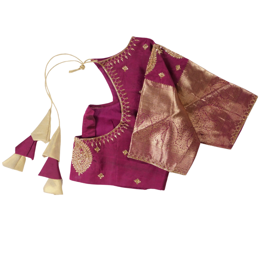 Neelam - Deep Blue and Magenta