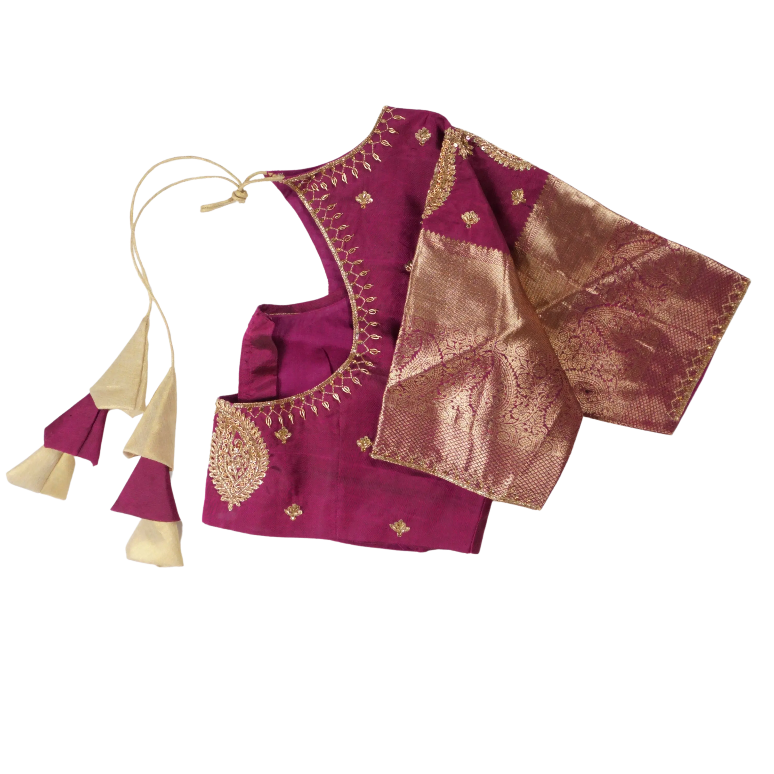 Neelam - Deep Blue and Magenta