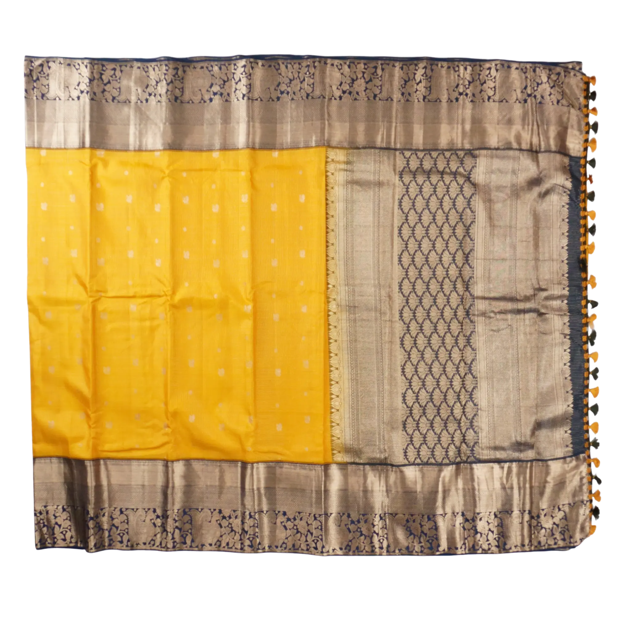 Ganga - Yellow and Navy