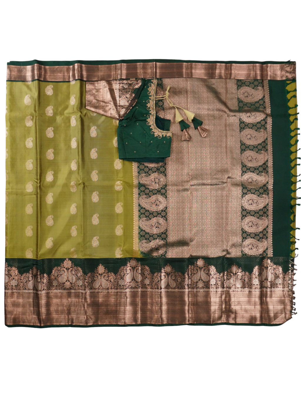 Vruksha - Deep Green and Olive