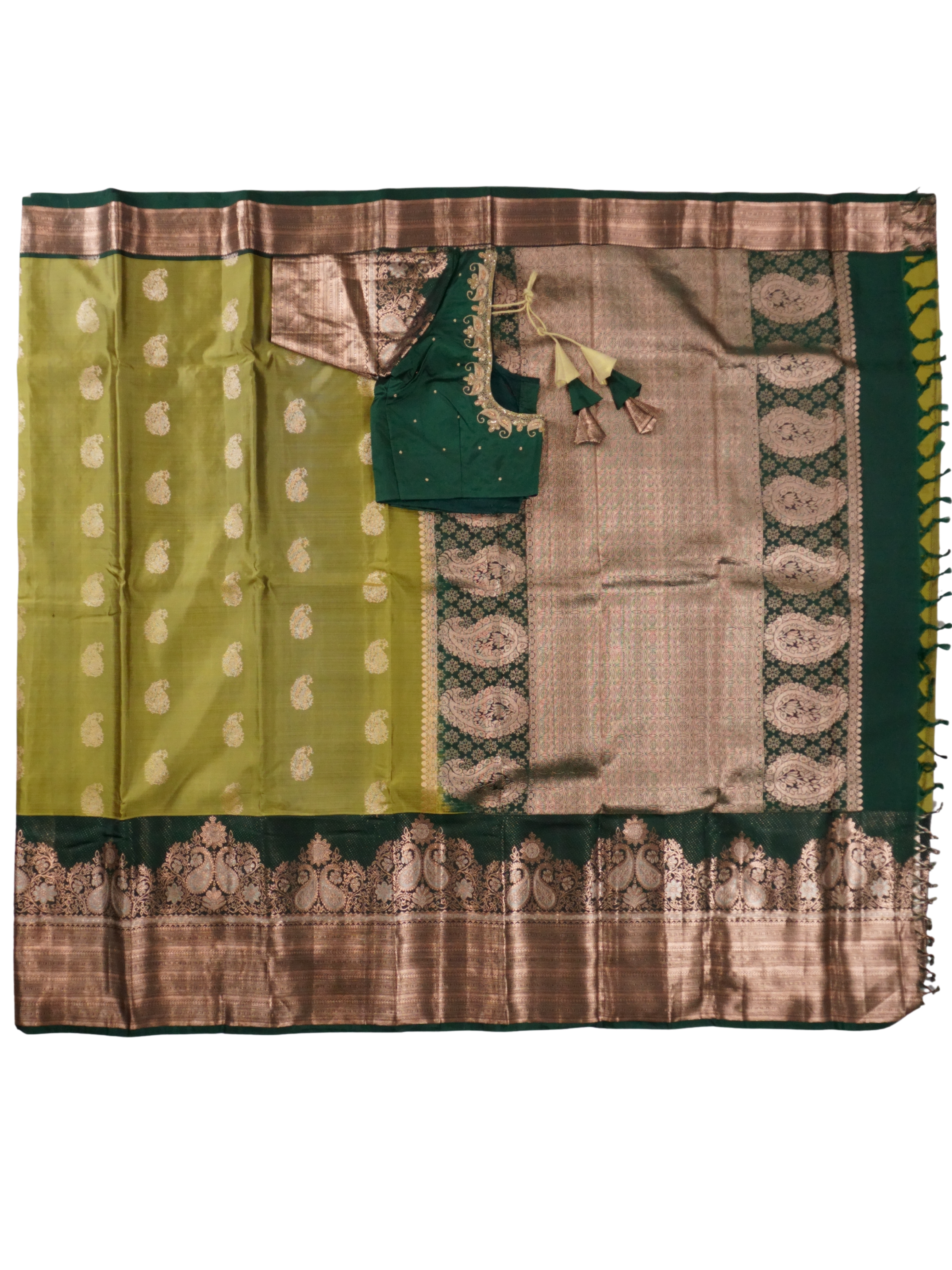 Vruksha - Deep Green and Olive