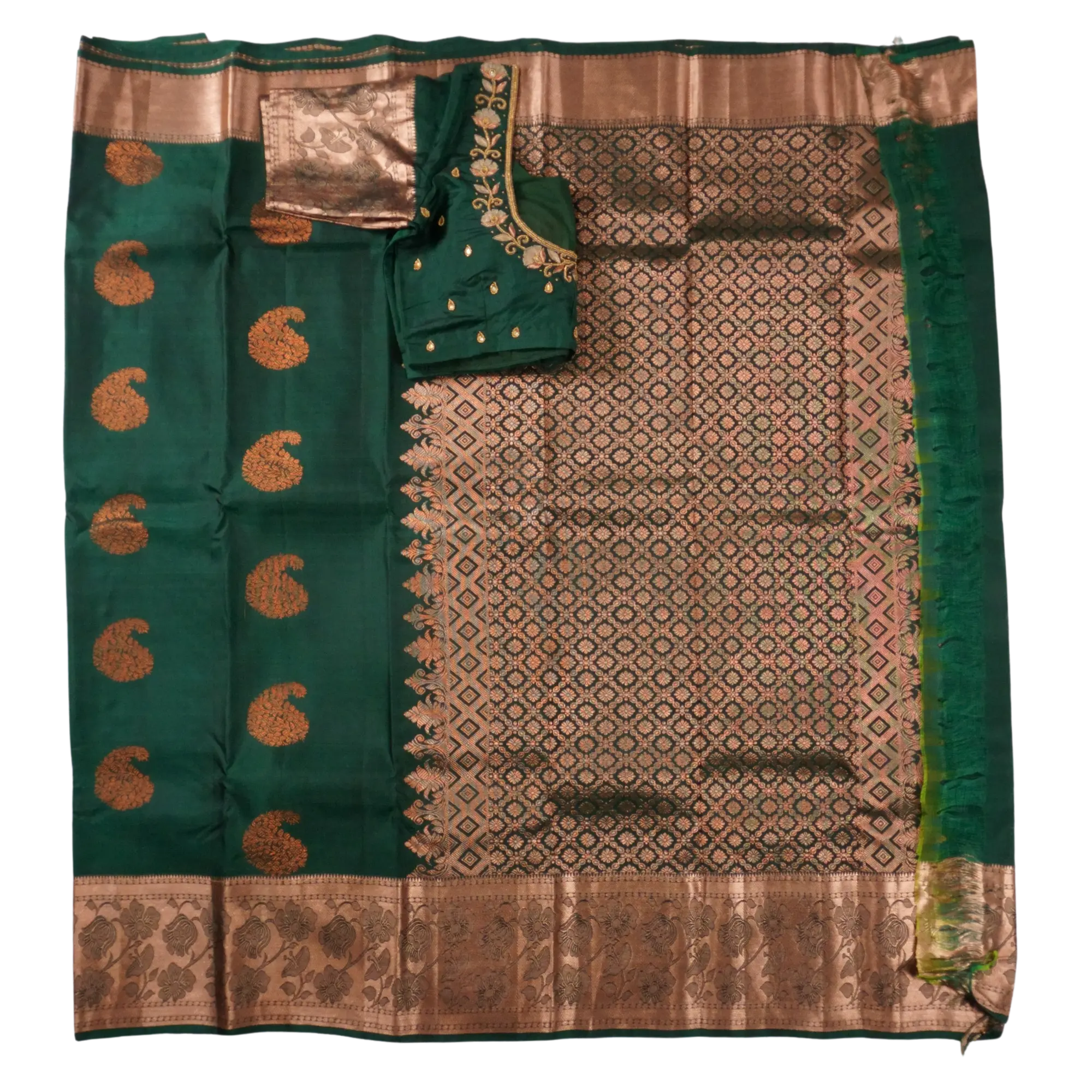 Vasudhara - Green and Copper