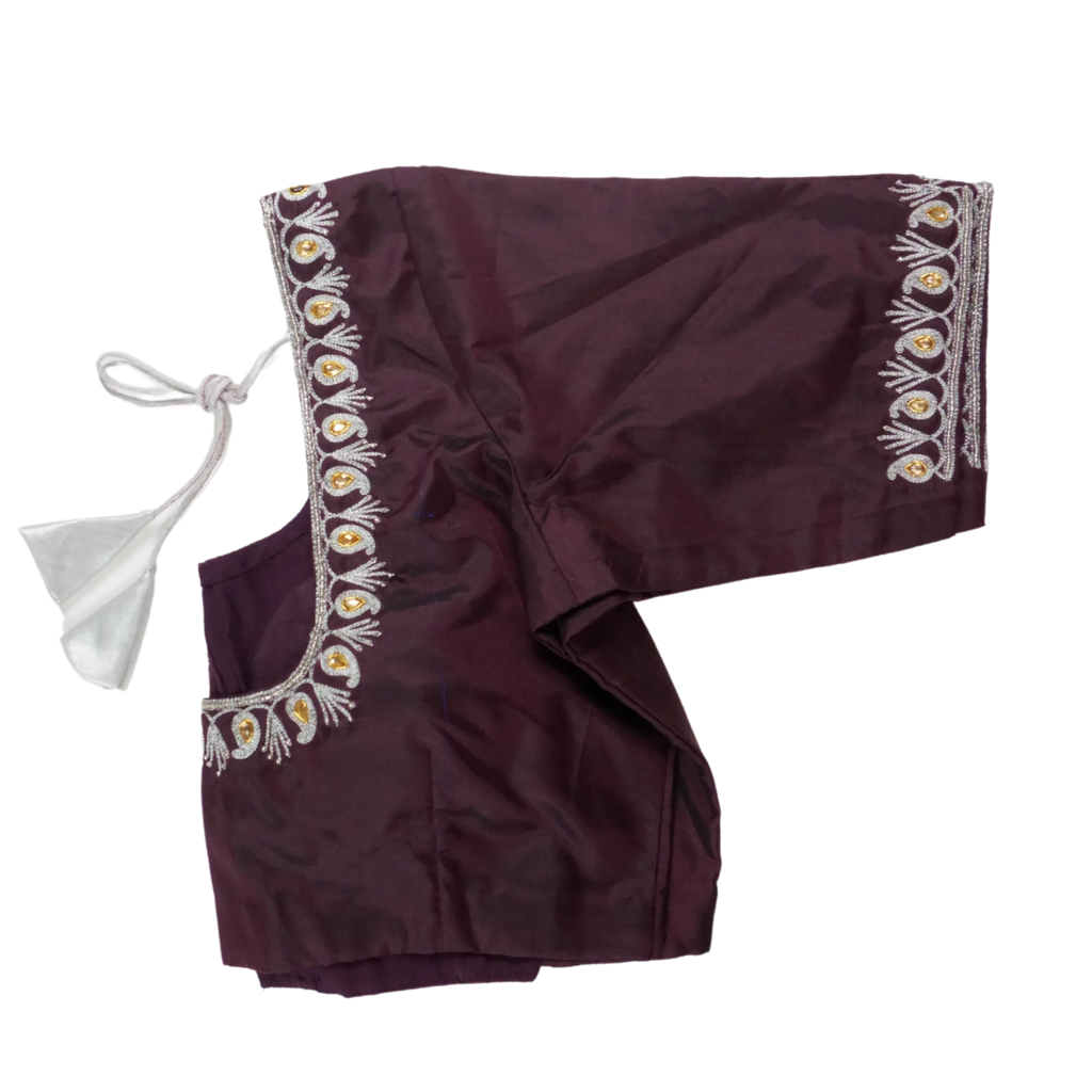 Nishaantara - Dark Wine and Gray