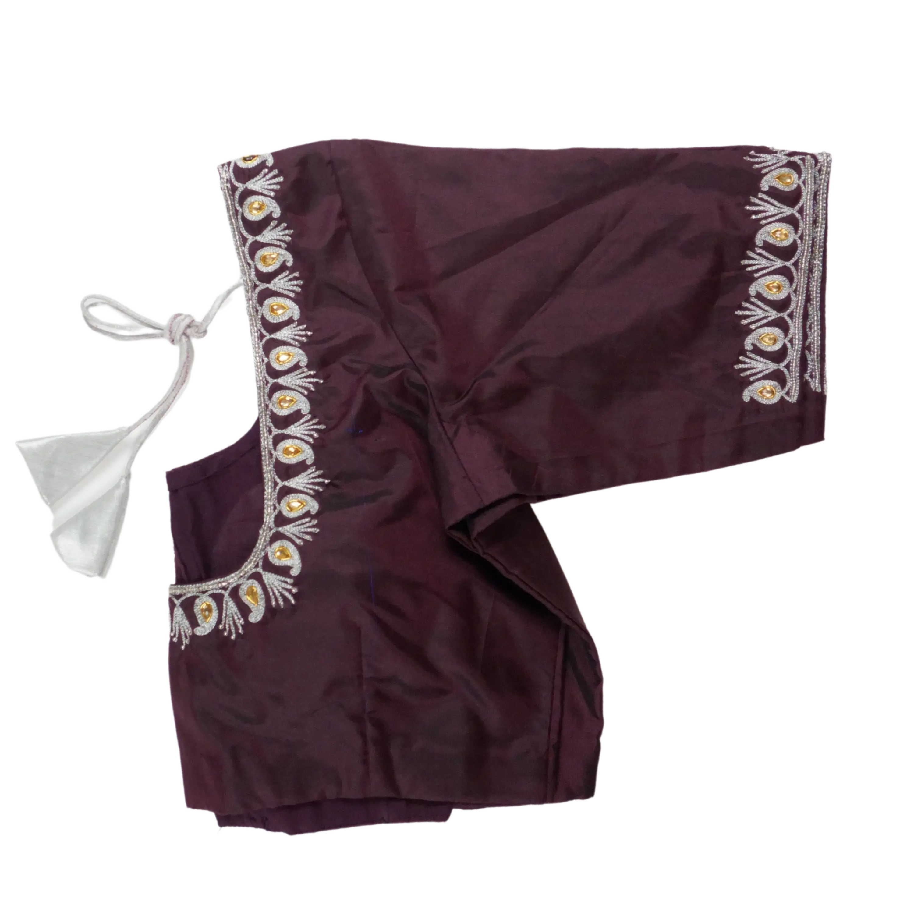 Nishaantara - Dark Wine and Gray