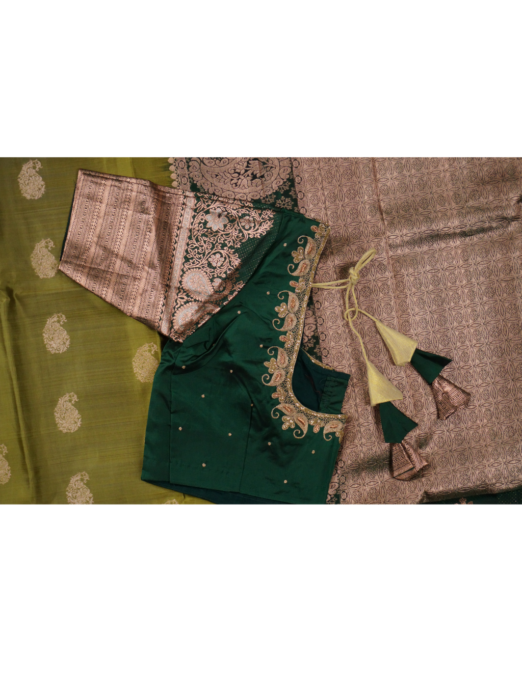 Vruksha - Deep Green and Olive