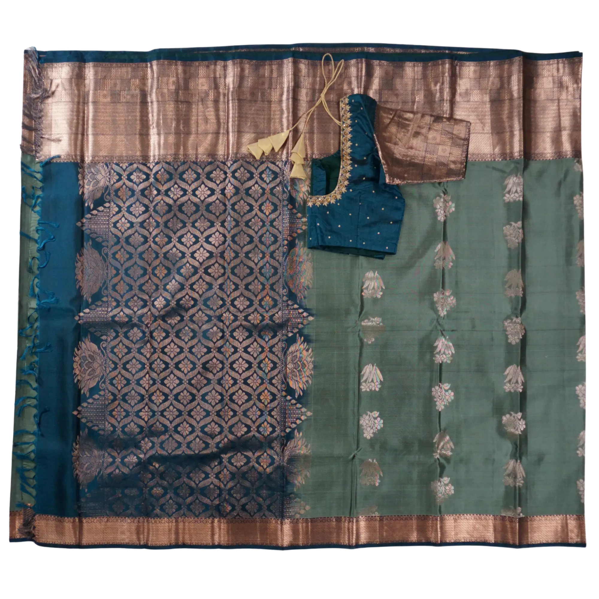 Neelatara - Ocean Blue and Copper