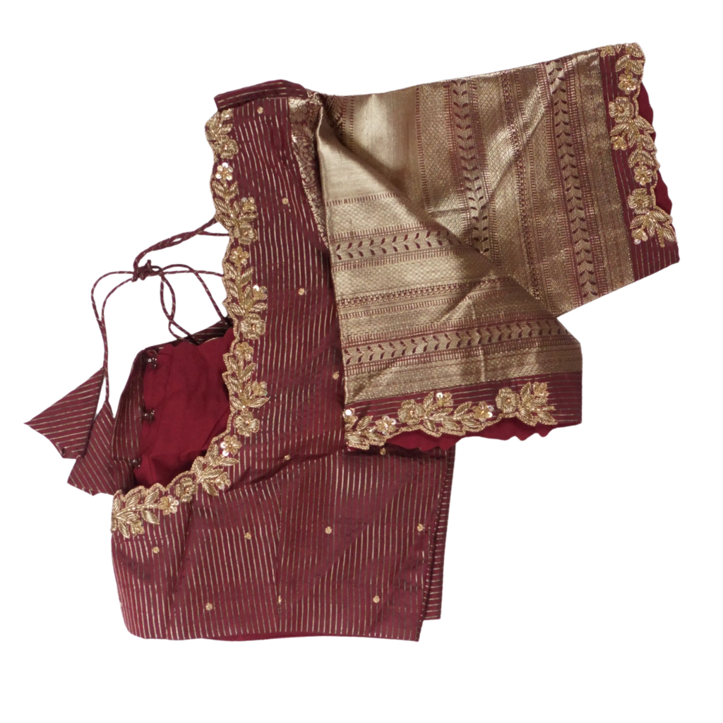 Amrapali - Purple and Maroon