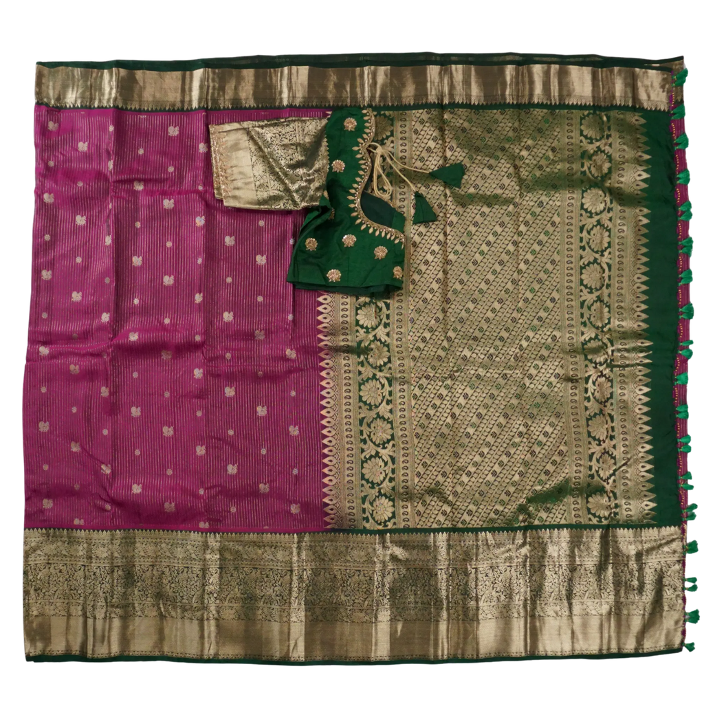 Kokilika - Purple and Green