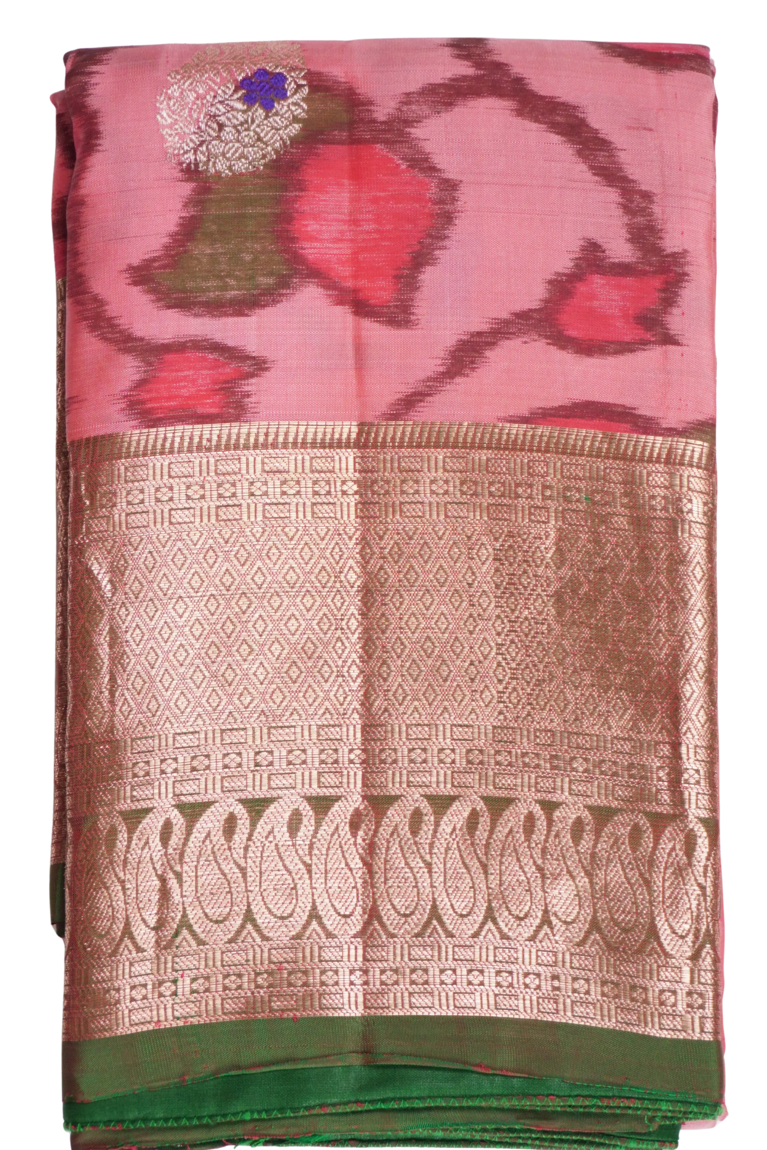 Ikkat - Pink and Green