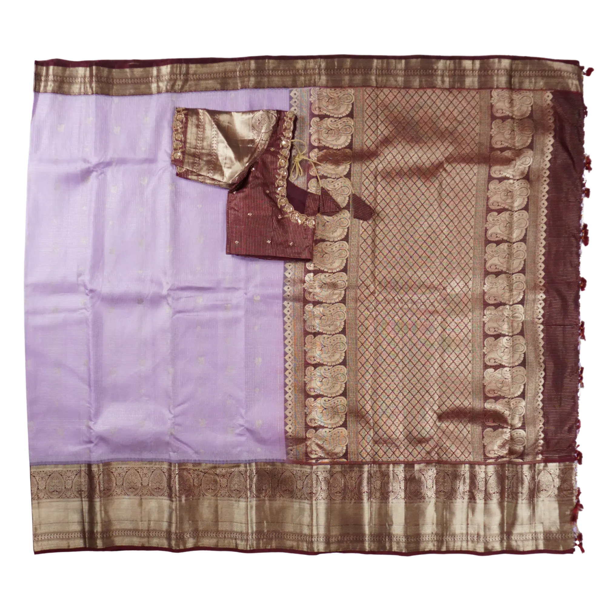 Amrapali - Purple and Maroon