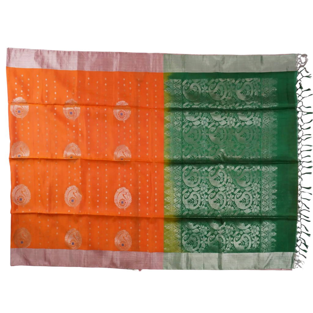 Sarika - Orange and Green