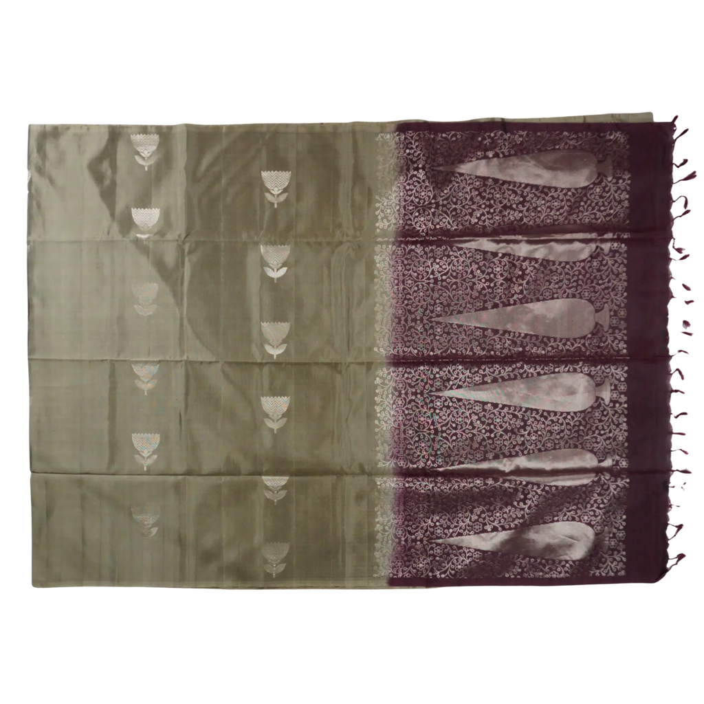 Nishaantara - Dark Wine and Gray