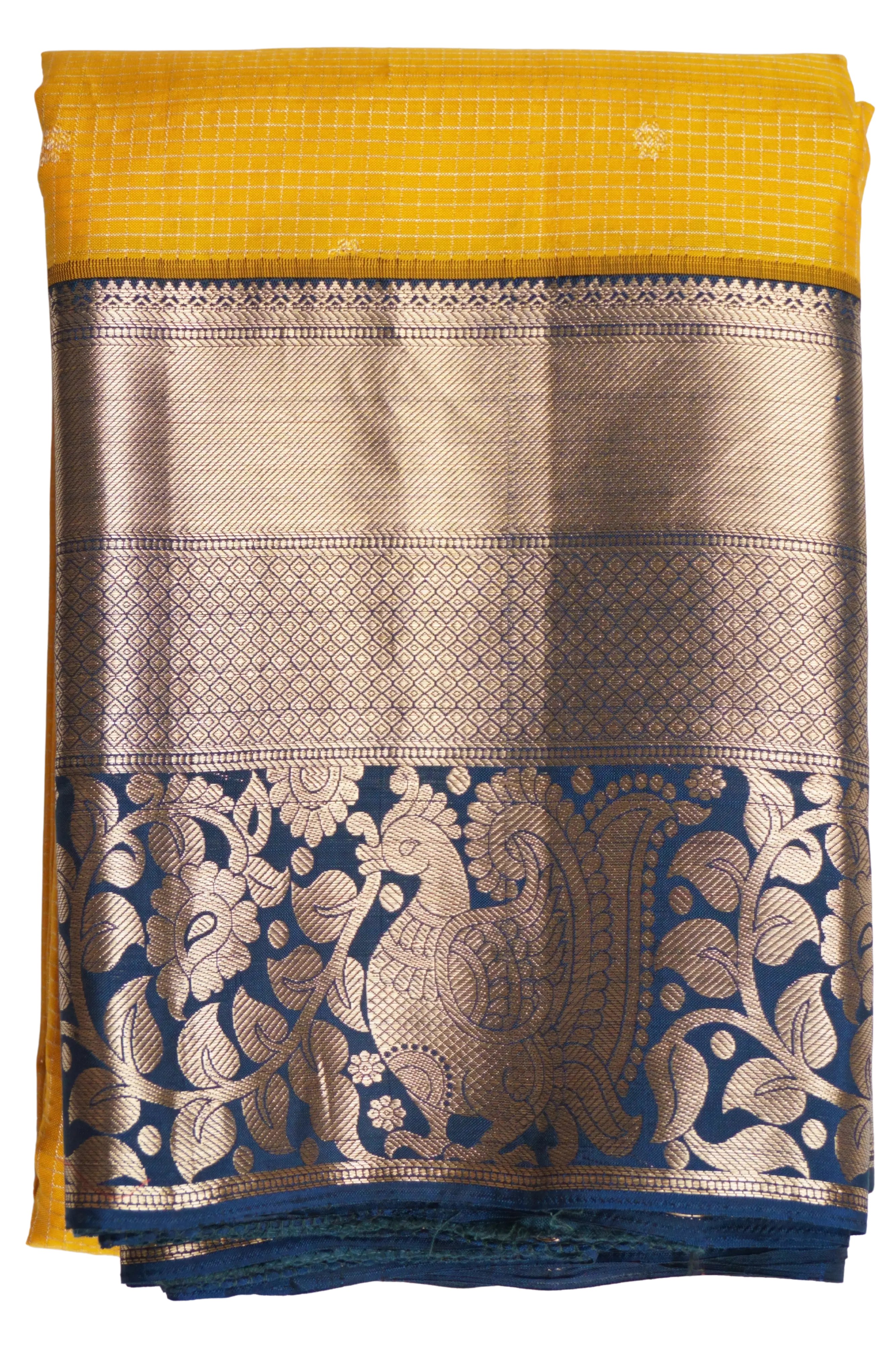 Ganga - Yellow and Navy