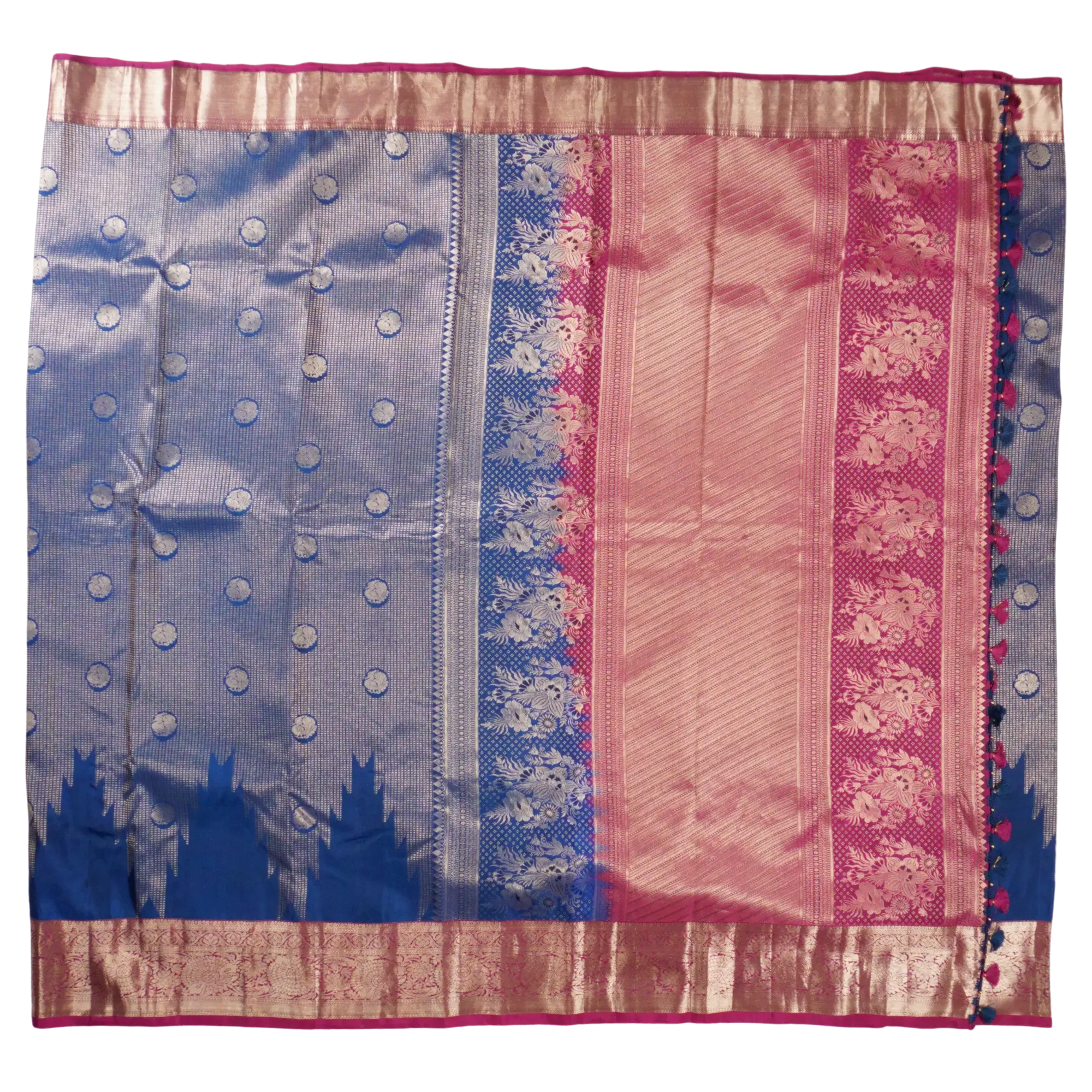 Kavitha - Navy and Magenta