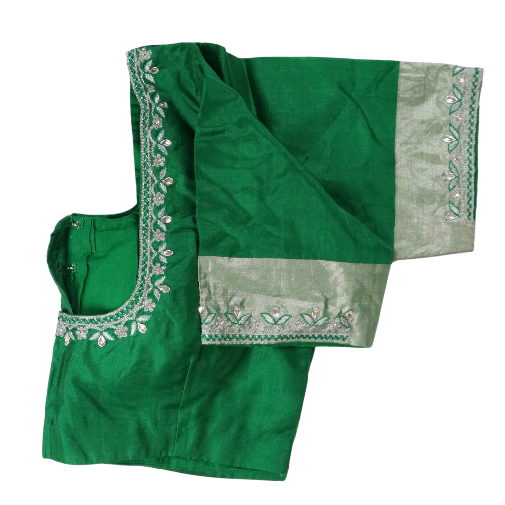 Sarika - Orange and Green