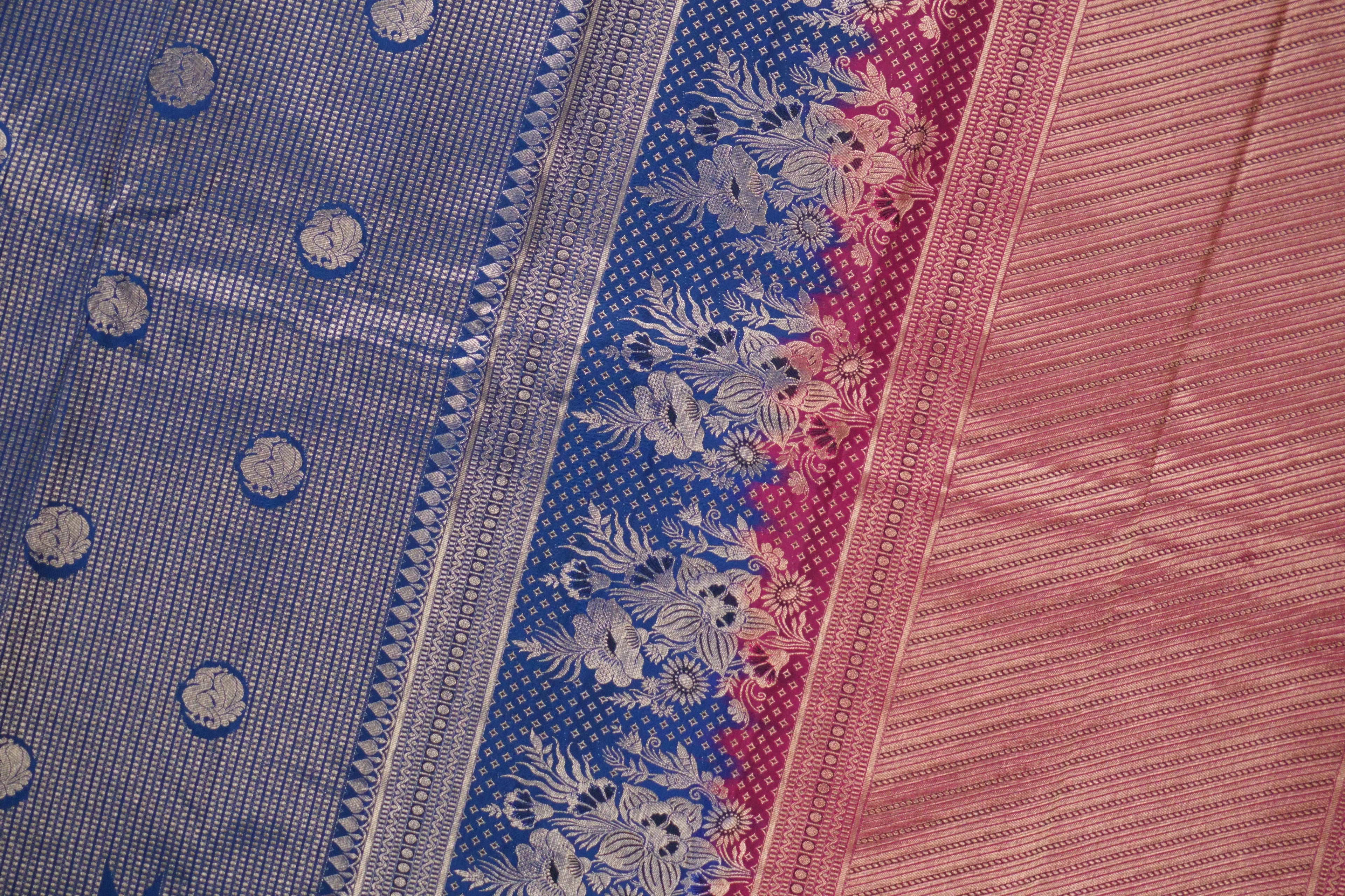 Kavitha - Navy and Magenta