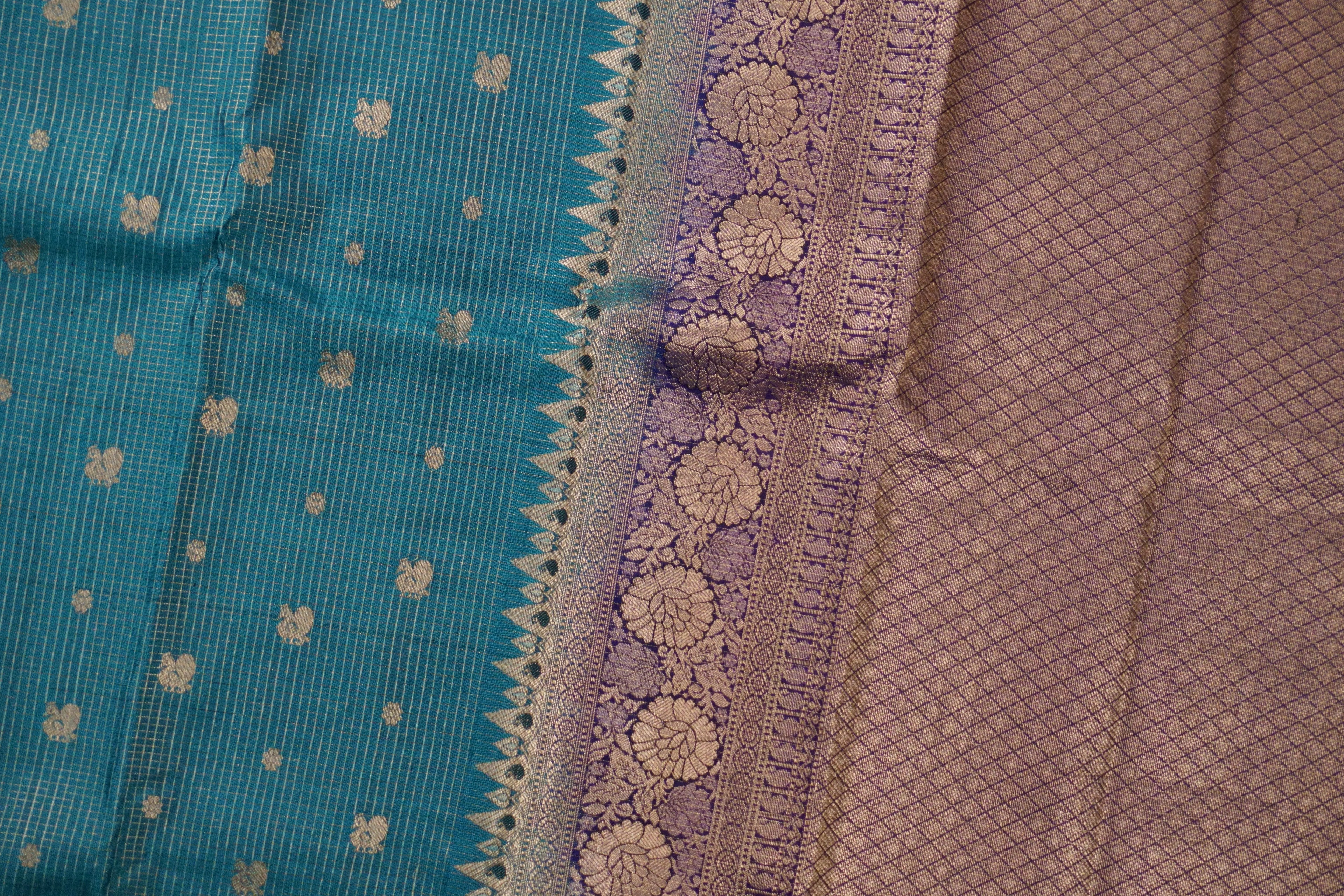 Kavitha - Blue and Purple