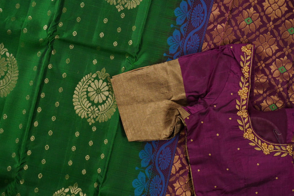 Shuddha - Green and Purple