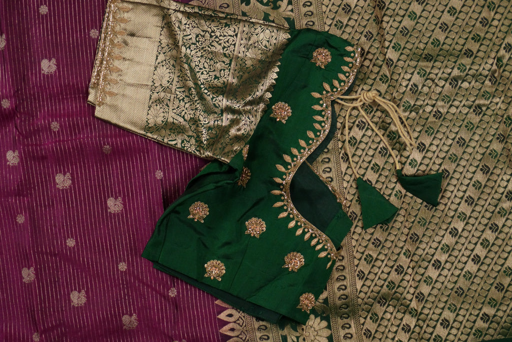 Kokilika - Purple and Green