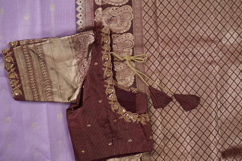Amrapali - Purple and Maroon